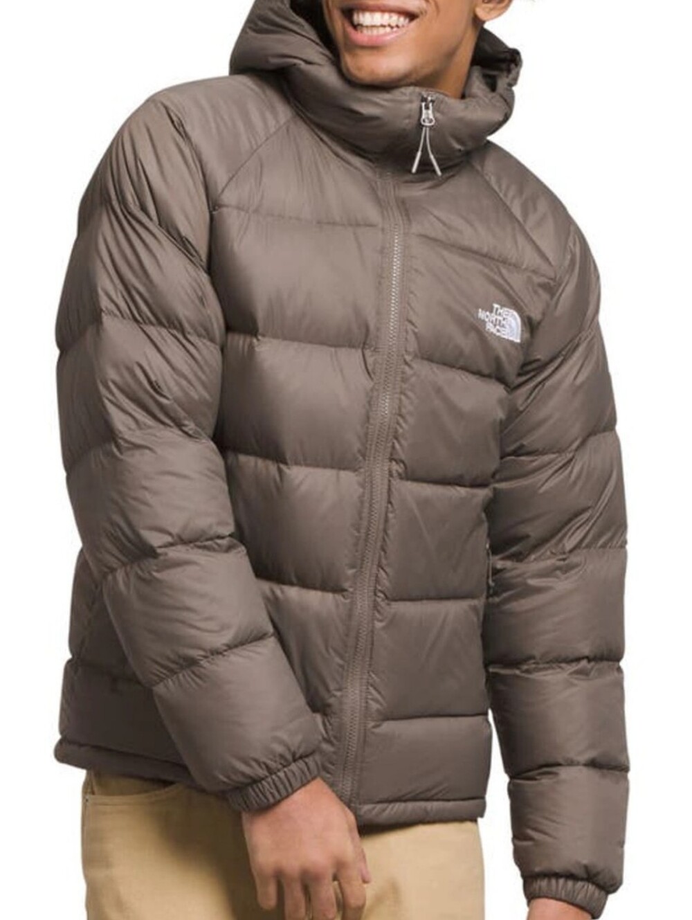 THE NORTH FACE Taupe Hydrenalite Down Jacket In Falcon Brown